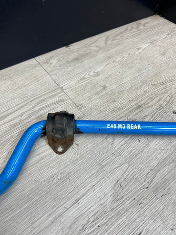 01-06 BMW E46 M3 Rear Stock Sway Bar Swaybar Turner Motorsport Blue