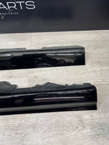 01-06 BMW E46 M3 Rocker Panel Side Skirts OEM Jet Black