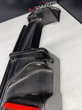 BMW G80 M3 21-26 J Style Carbon Fiber Rear Diffuser W/ LED Light *Flaw*