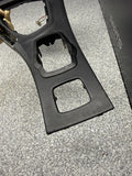 08-13 BMW E93 M3 OEM Front Center Console Cover Leather Manual Cic