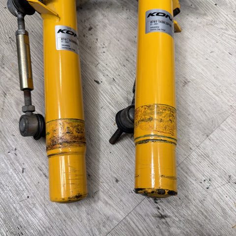 01-06 BMW E46 M3 KONI Front Suspension Struts Shocks H&R Lowering Springs