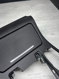 13-16 BMW F10 M5 Center Console Cover Panel Bezel Trim Leather Black