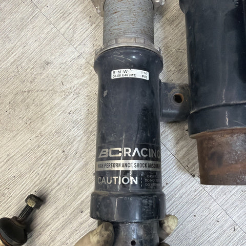 BMW E46 M3 01-06 BC RACING BR COILOVER SUSPENSION DAMPER SWIFT SPRINGS *Notes*