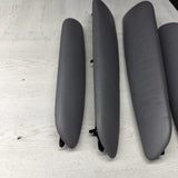01-06 BMW OEM E46 M3 Coupe Trim Armrest Pads Set Gray Grey 8238622 *Notes*
