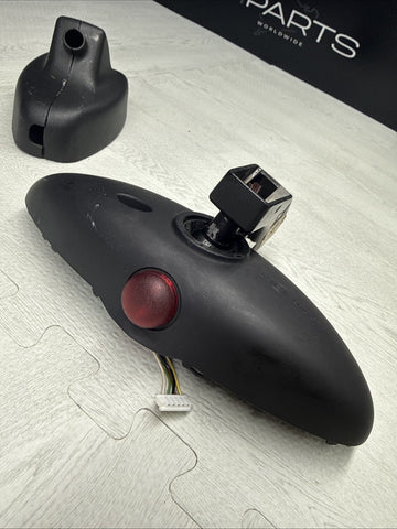 01-06 BMW E46 M3 Rearview Rear View Oval Mirror Inner Housing + Nose + Covers