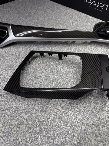2025-2026 BMW G80 M3 Front Interior Carbon Fiber Trim Panel Set