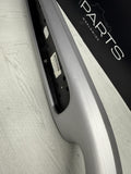 01-06 BMW E46 M3 Brushed Aluminum/Grey Door Trim Armrests Front