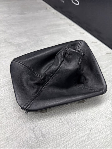 BMW E46 323 325 330 M3 Leather Shift Shifter Boot Cover + Ring 25117919219