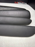 01-06 BMW OEM E46 M3 Coupe Trim Armrest Pads Set Black 8238622