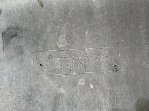 01-06 BMW E46 M3 Rear Bumper Lower Lip Diffuser Trim Panel OEM Silver Grey