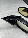 08-13 BMW E92 E93 M3 Folding Mirrors Gloss Black Trims + Glass / No Covers
