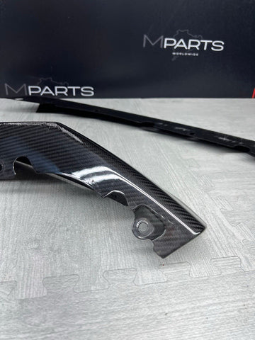 Carbon Fiber M Performance Front Bumper Lip 21-26 BMW G80 G82 G83 M3 M4 *Cracked