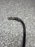 01-06 BMW E46 M3 Battery Black Negative Power Terminal Cable Rear