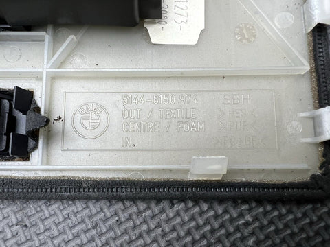 95-01 BMW E38 E39 540i 528i 740i 5-SERIES UPPER SUNROOF COVER ALCANTARA OEM