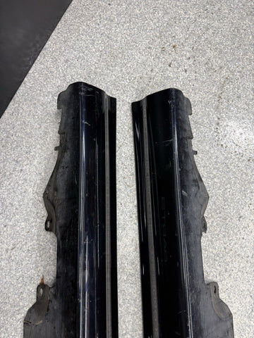 01-06 BMW E46 M3 Rocker Panel Side Skirts OEM Carbon Black