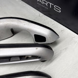 01-06 BMW E46 M3 Convertible Interior Armrests Trim Set Brushed Aluminum