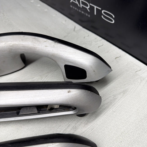 01-06 BMW E46 M3 Convertible Interior Armrests Trim Set Brushed Aluminum