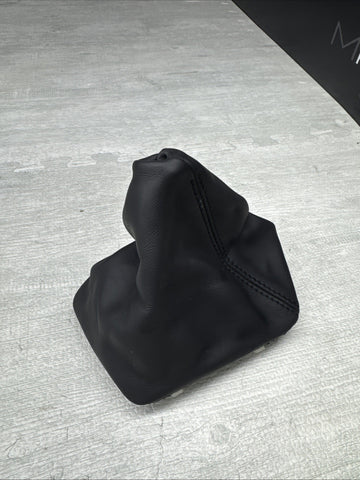 BMW E36 M3 Manual 5 Speed Gear Shift Knob OEM Boot Black Leather