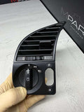 92-99 BMW E36 M3 LEFT DRIVER  AIR AC HEAT VENT GRILL W HEADLIGHT SWITCH
