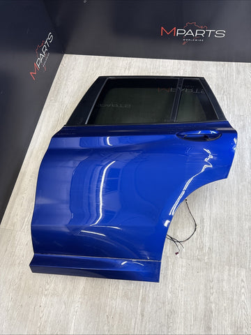 (PICKUP ONLY) 18-24 BMW F97 G01 X3 X3M Rear Left Driver Door  Marina Bay Blue