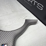 OEM 01-06 BMW E46 M3 Lower Steering Wheel Trim Cover Plate Wrapped Grey