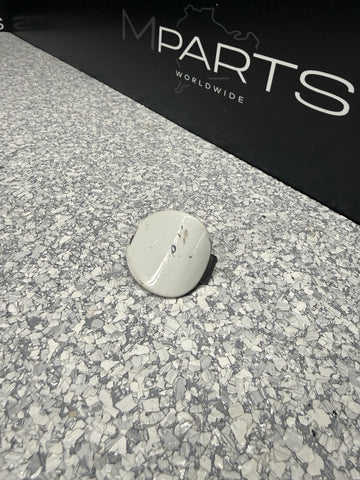 01-06 BMW E46 M3 Rear Tow Hook Eye Cover 2695273 Alpine White