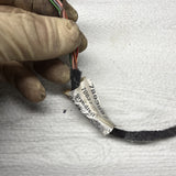 01-06 BMW E46 M3 Side View Door Mirrors Pair Carbon Black  *Notes*