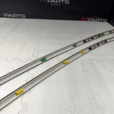 BMW E46 325 330 M3 Roof Rails Moldings Trims Pair Coupe OEM
