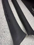 01-06 BMW E46 M3 Coupe Front A Pillars Black Original OEM Pair *Notes*