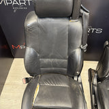 01-06 BMW E46 M3 Convertible Interior Front Non Heated Seats Black *Notes*