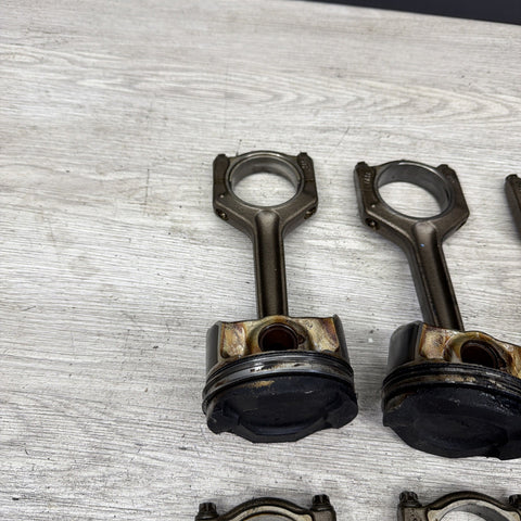 BMW OEM E36 M3 S52 PISTONS CONNECTING RODS SET 11251405702 11241247175