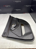 99-03 OEM BMW E39 M5 Rear Right Passenger Door Panel  Leather Black *Notes*