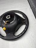 1996 - 2002 BMW E36 Z3 M M3 Leather Steering Wheel Black 3 Spoke 32342229487 OEM