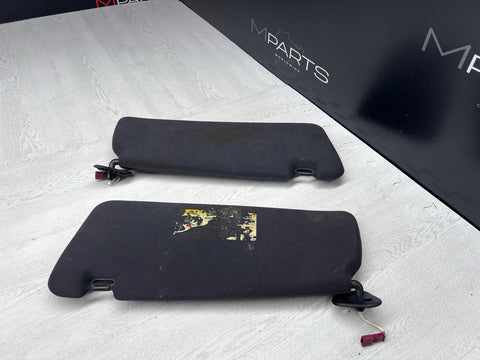 01-06 BMW E46 M3 Left Right Visors Sticker Peeling Off