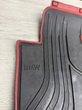 BMW 328i 320i 335i 340i N26 F30 F80 F All Weather Rubber Floor Mat Set 2pc Front