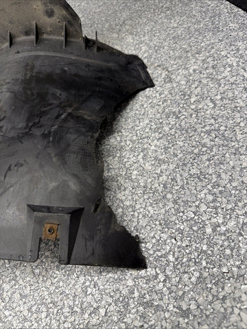 01-06 BMW E46 M3 Front Right Passenger Fender Liner Splash Guard OEM *Crack*
