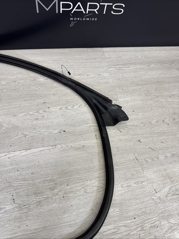 BMW E46 M3 01-06 Right Passenger Side Door Weather Strip Seal Black OEM *Notes*