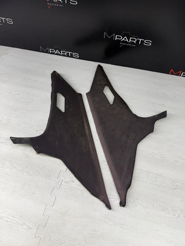 94-99 BMW E36 318I 323I 325I M3 COUPE REAR C PILLAR PILLARS TRIMS BLACK *CRACKS