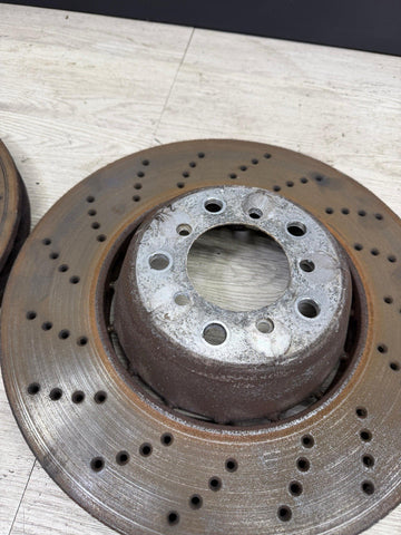 OEM 06-10 BMW E60 E63 E64 M5 M6 FRONT BRAKES DISCS ROTORS