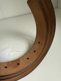 Salvatore Ferragamo Men's Brown Calf Leather Belt XL 67 8831/01