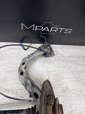 01-06 BMW E46 M3 Left Driver Rear Suspension Spindle Trailing Arm Bearing Axle