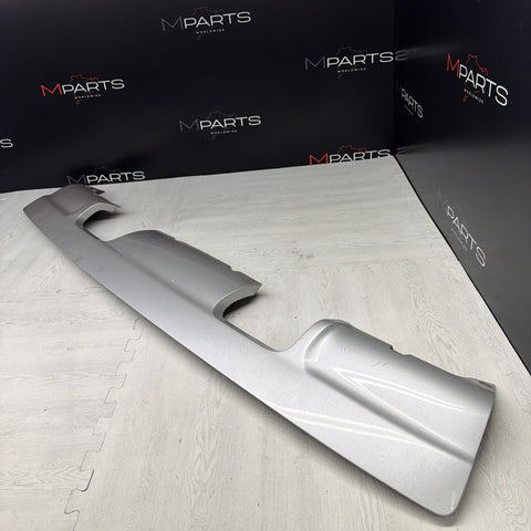 01-06 BMW E46 M3 Rear Bumper Lower Lip Diffuser Trim Panel OEM Titan Silver