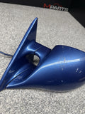 95-99 BMW E36 M3 Coupe Side Door Mirrors Pair OEM Estoril Blue
