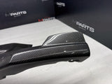 BMW 21-26 G80 G82 G83 M3 M4 Front Bumper Lower Molding Splitters Carbon Fiber