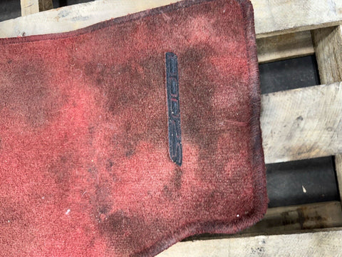 Honda S2000 S2K OEM Genuine Garnish Red Interior Floor Mat Carpet