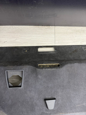 11-16 Bmw F10 5 Series M5 Rear Deck Lid Parcel Shelf Cover Black Alcantara OEM