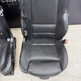 01-06 BMW E46 M3 Convertible Interior Front Non Heated Seats Black *Notes*