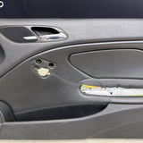 01-06 BMW E46 M3 FRONT PASSENGER RIGHT SIDE DOOR PANEL CARD BLACK OEM
