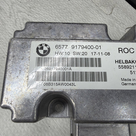07-13 OEM BMW E88 E93 335 M3 Convertible Roof Top Control Module ROC Rollover