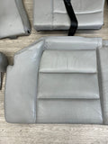 94-99 BMW E36 M3 Coupe Rear Vader Seats Vaders Dove Grey Backrest Bench Bolsters